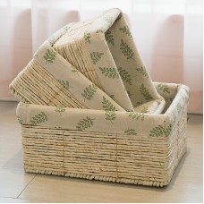 Specializing in producing rattan straw woven snack basket cosmetic storage basket