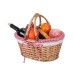 Specializing in the production of handmade wicker picnic basket storage frame fruit and vegetable sundries basket Tengtiao storage basket home wicker basket