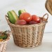 Handmade Wicker Egg Basket Fruit Basket Kitchen Storage Basket