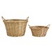Handmade Wicker Egg Basket Fruit Basket Kitchen Storage Basket