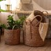 Handmade seagrass woven plant pot