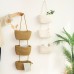 Cotton wall hanging storage and finishing, home decoration wall storage basket