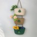 Cotton wall hanging storage and finishing, home decoration wall storage basket