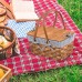 Willow picnic basket fruit basket food basket storage basket