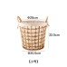 Specializing in producing round iron hemp rope dirty clothes basket storage basket