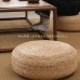 Straw futon hand-woven meditation mat tatami floor mat yoga kneeling cushion