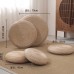 Straw futon hand-woven meditation mat tatami floor mat yoga kneeling cushion