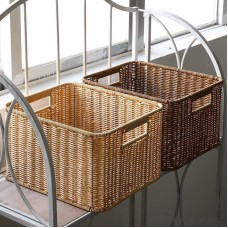 Outdoor picnic basket rattan garden hand basket Fruit basket Outdoor bamboo basket woven basket Vegetable storage basket