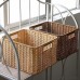 Outdoor picnic basket rattan garden hand basket Fruit basket Outdoor bamboo basket woven basket Vegetable storage basket